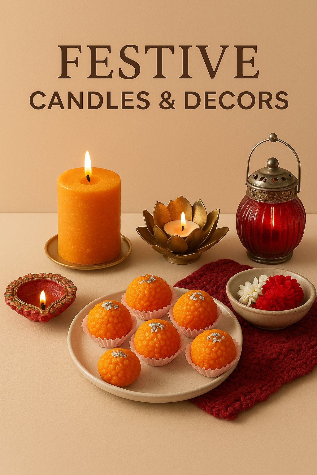Festive Candles & Decors
