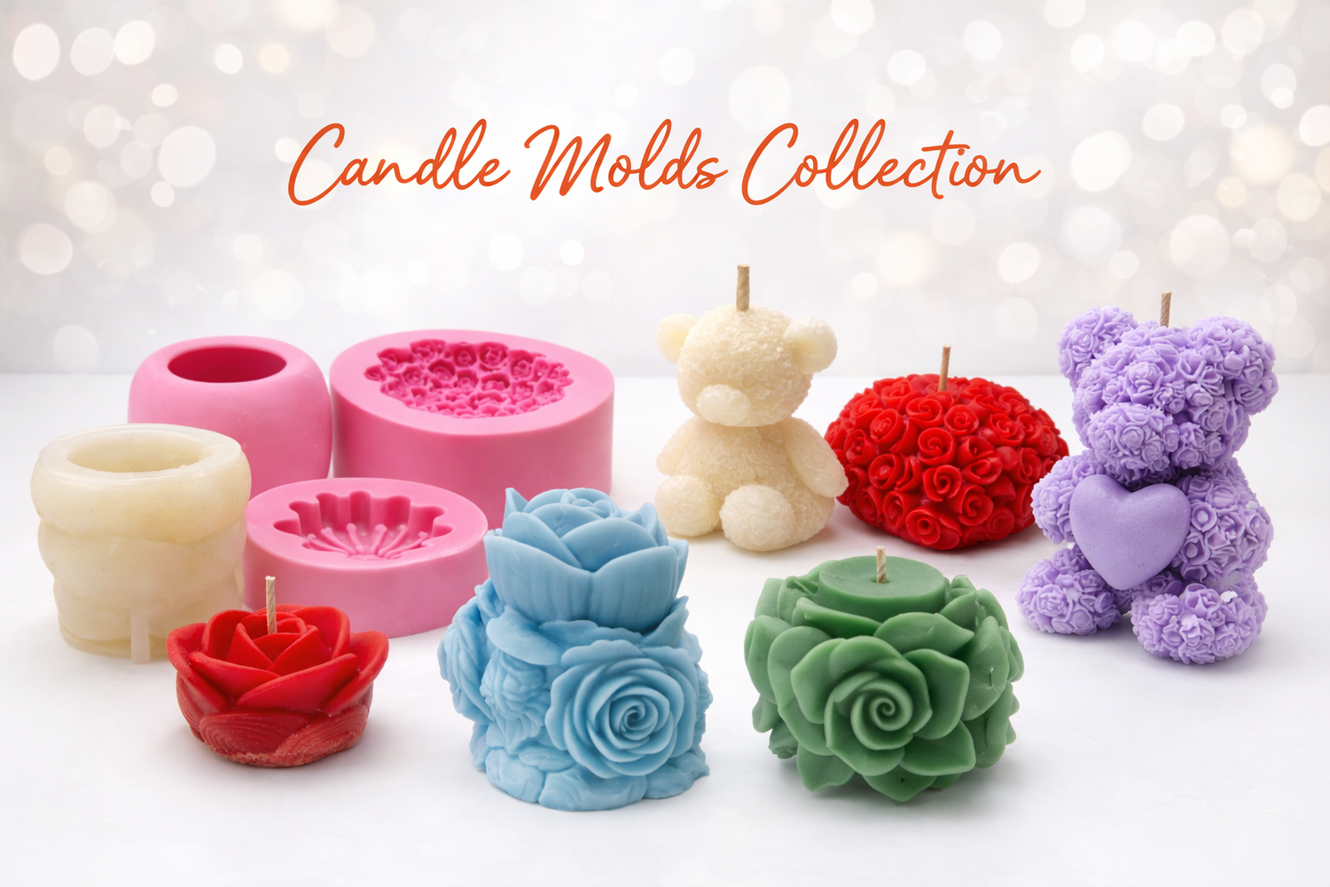 SILICONE CANDLE MOULDS