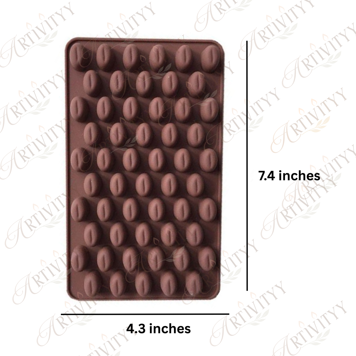 Coffee Bean Silicone Candle Mould (SM-011)