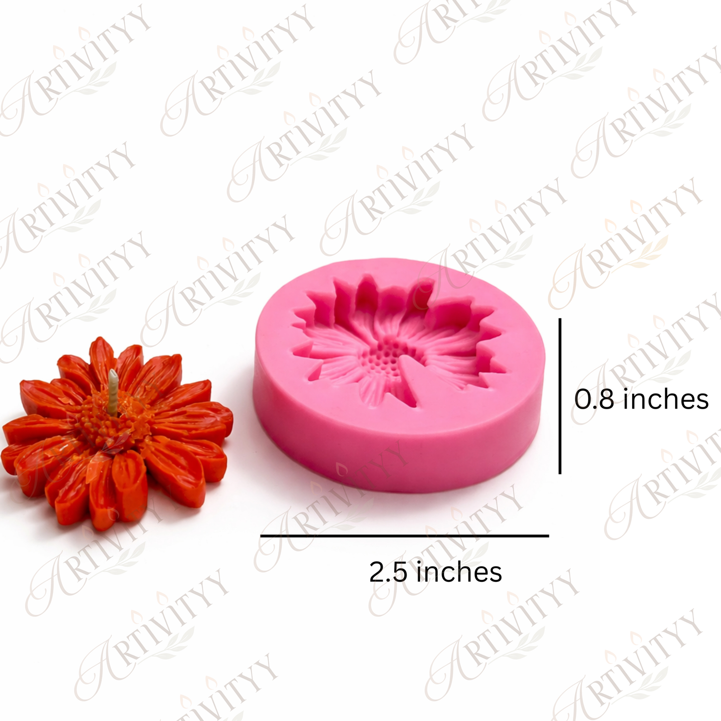 Daisy Candle Mould (SM-009)