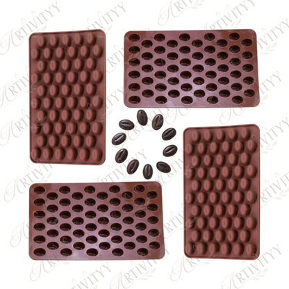 Coffee Bean Silicone Candle Mould (SM-011)