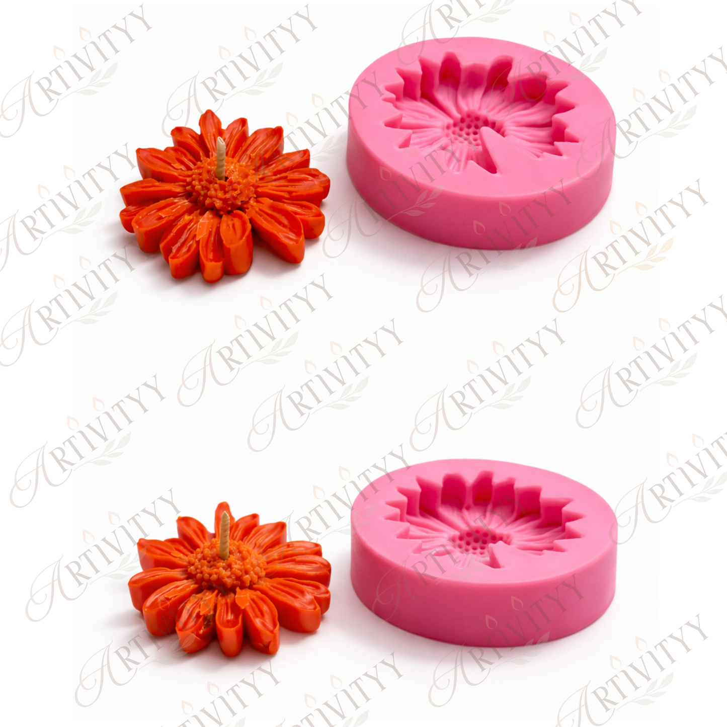 Daisy Candle Mould (SM-009)