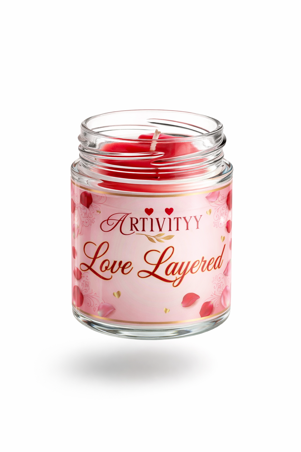 Love Layered Jar Candle