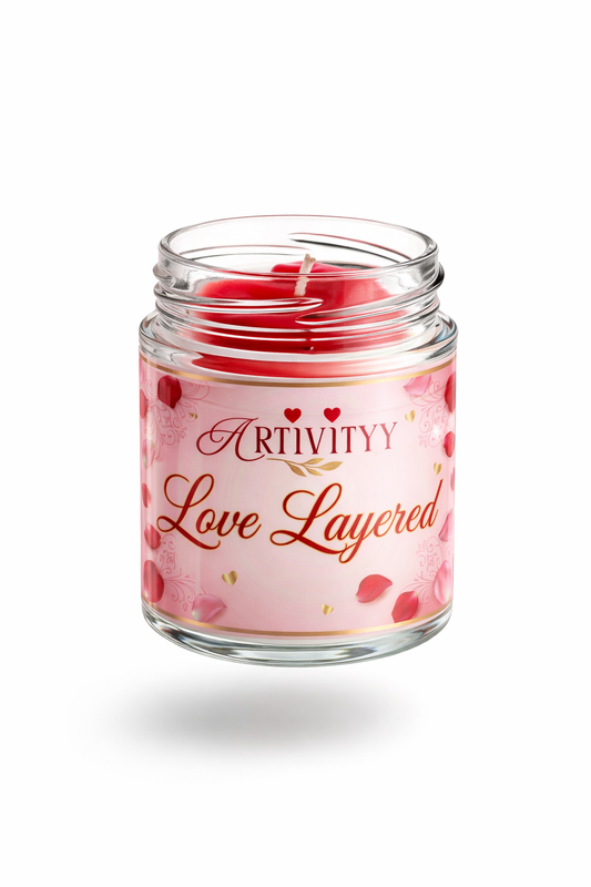 Love Layered Jar Candle
