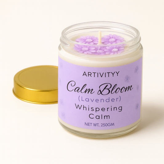 Lavender Candle – Calm Bloom (Whispering Calm)