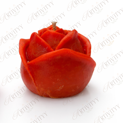 Closed Rose Candle