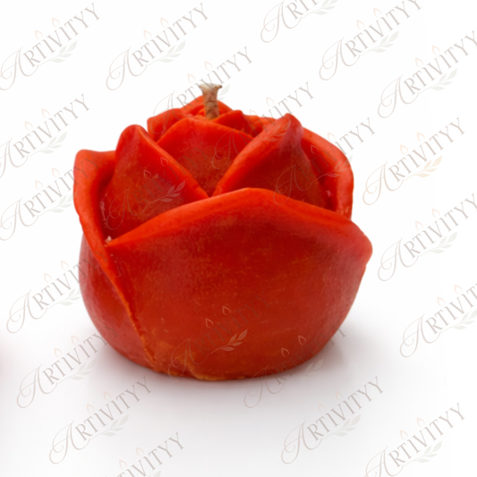 Closed Rose Candle